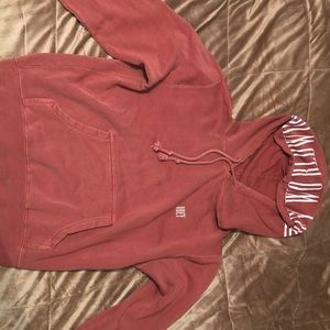 Rust colored Obey Worldwide hoodie